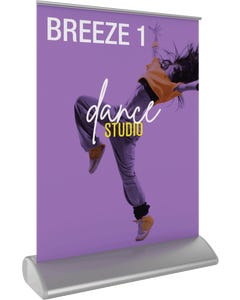 Breeze 1 Tabletop Retractable Banner Stand