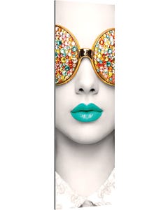 Vector Frame Edge R-02 Rectangle Fabric Poster Display